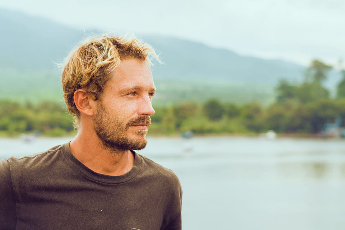 man out on lake outside Jacksonville FL Alcohol Rehab