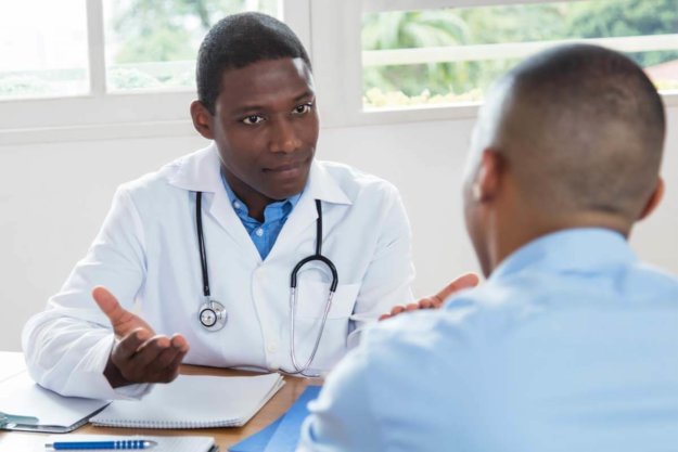 what-is-drug-detox doctor explaining to man What Is Drug Detox