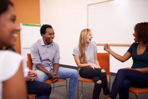 group therapy session at the Drug Detox Center for Georgia clients