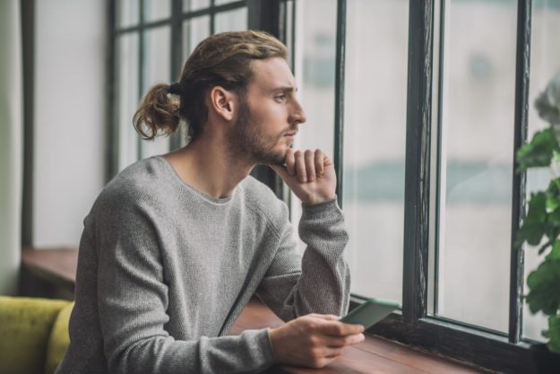 5 Risks Doing an At-home Detox Man thinking about his at-home detox