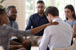 group at a medical detox center in Virginia