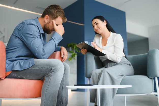 Are There Different Types of Addiction_ A man learning about the different types of addiction