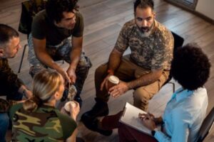 Veterans at veterans detox centers