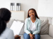 A therapist and a patient in rehab in Florida